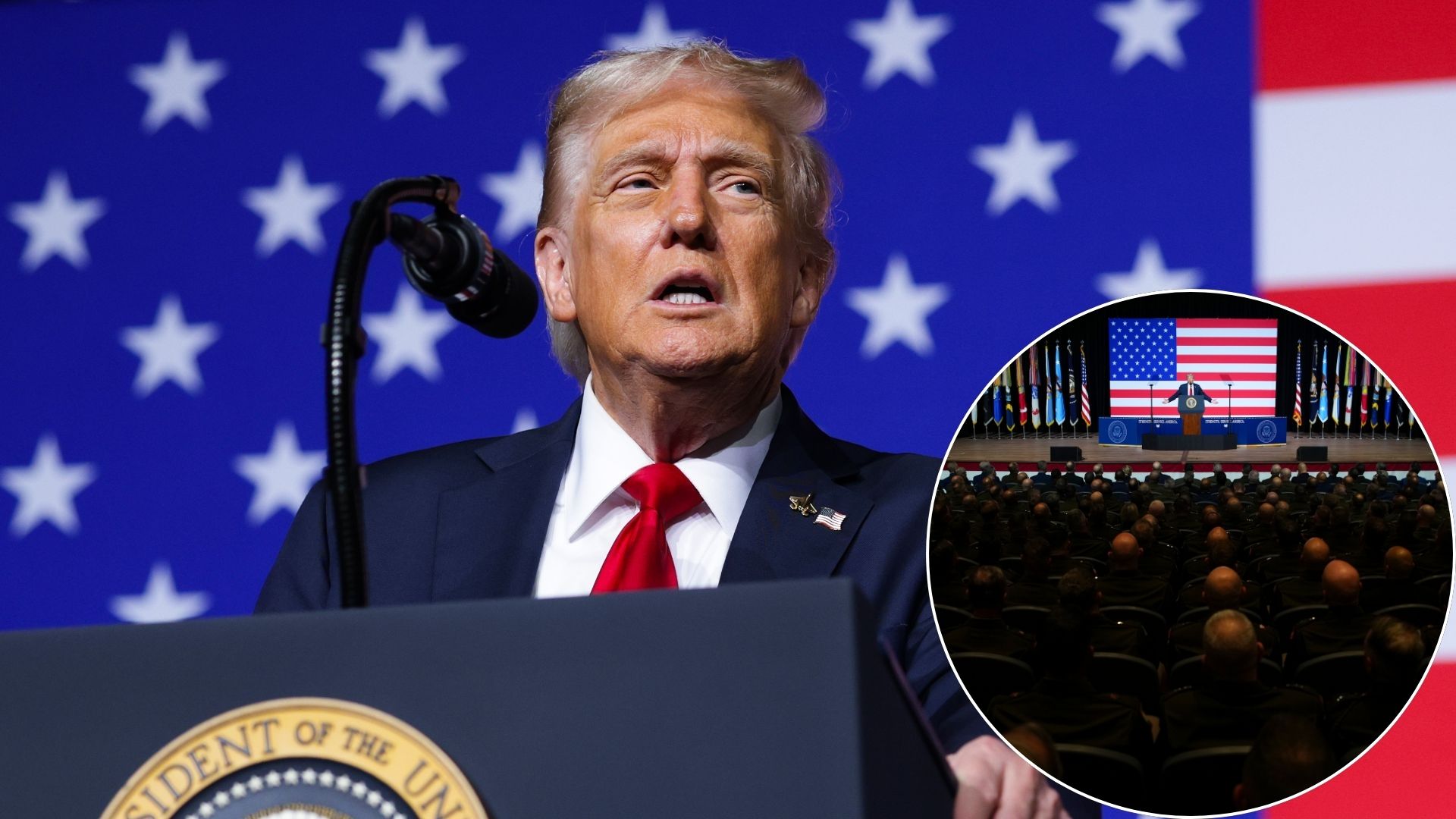 Trump warns of «a war from within»