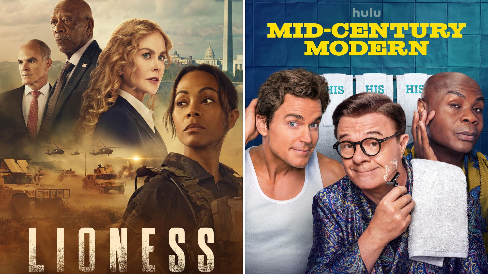Cancelled or renewed? Lioness, Mid-Century Modern and more!