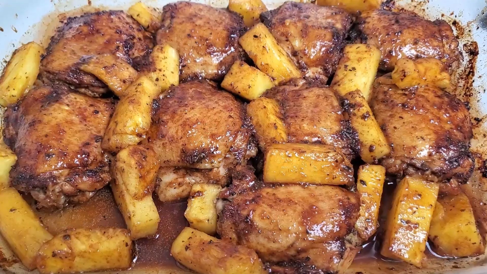 13. Poulet au miel et à l'ail