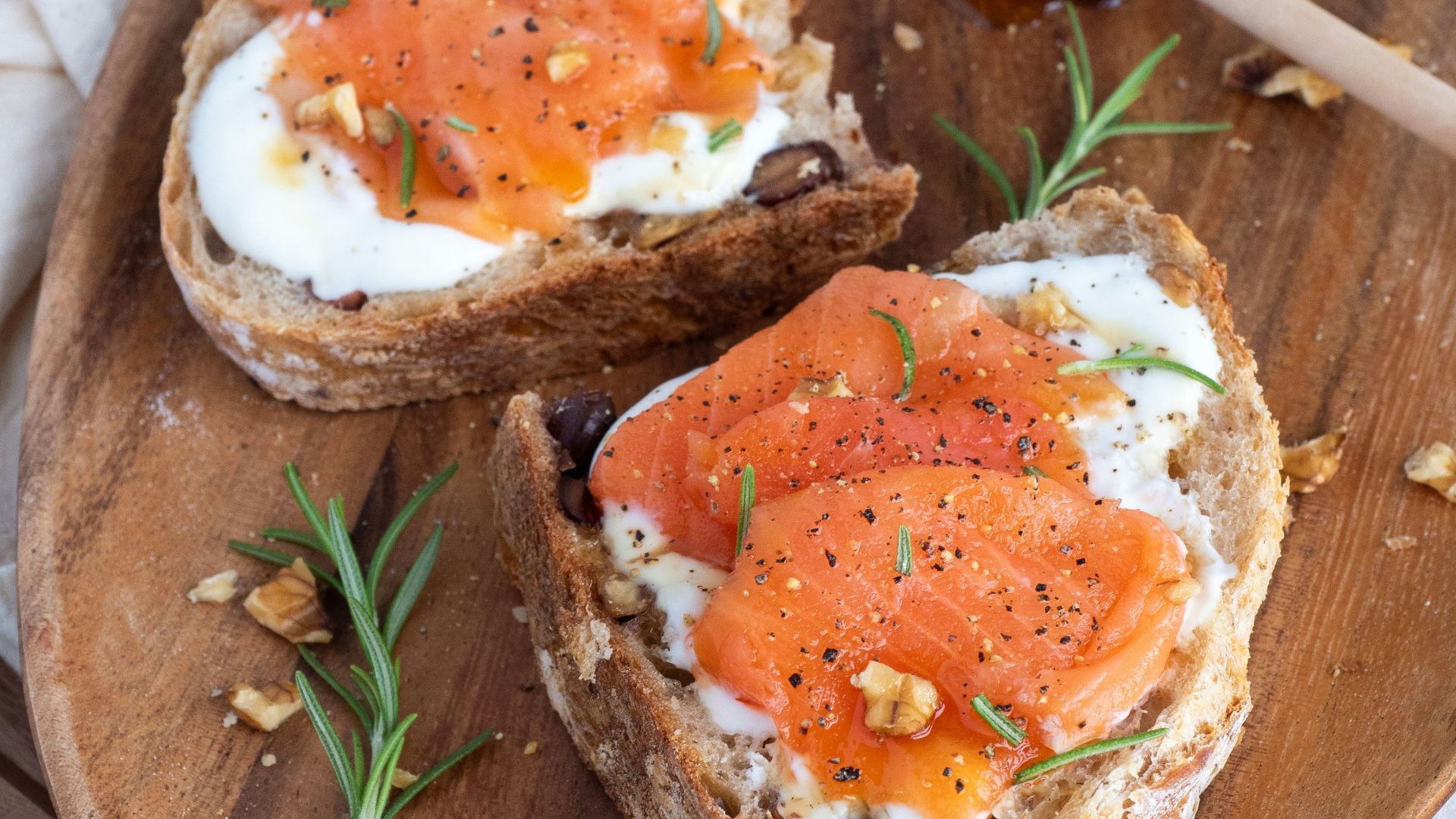11. Canapés au saumon fumé