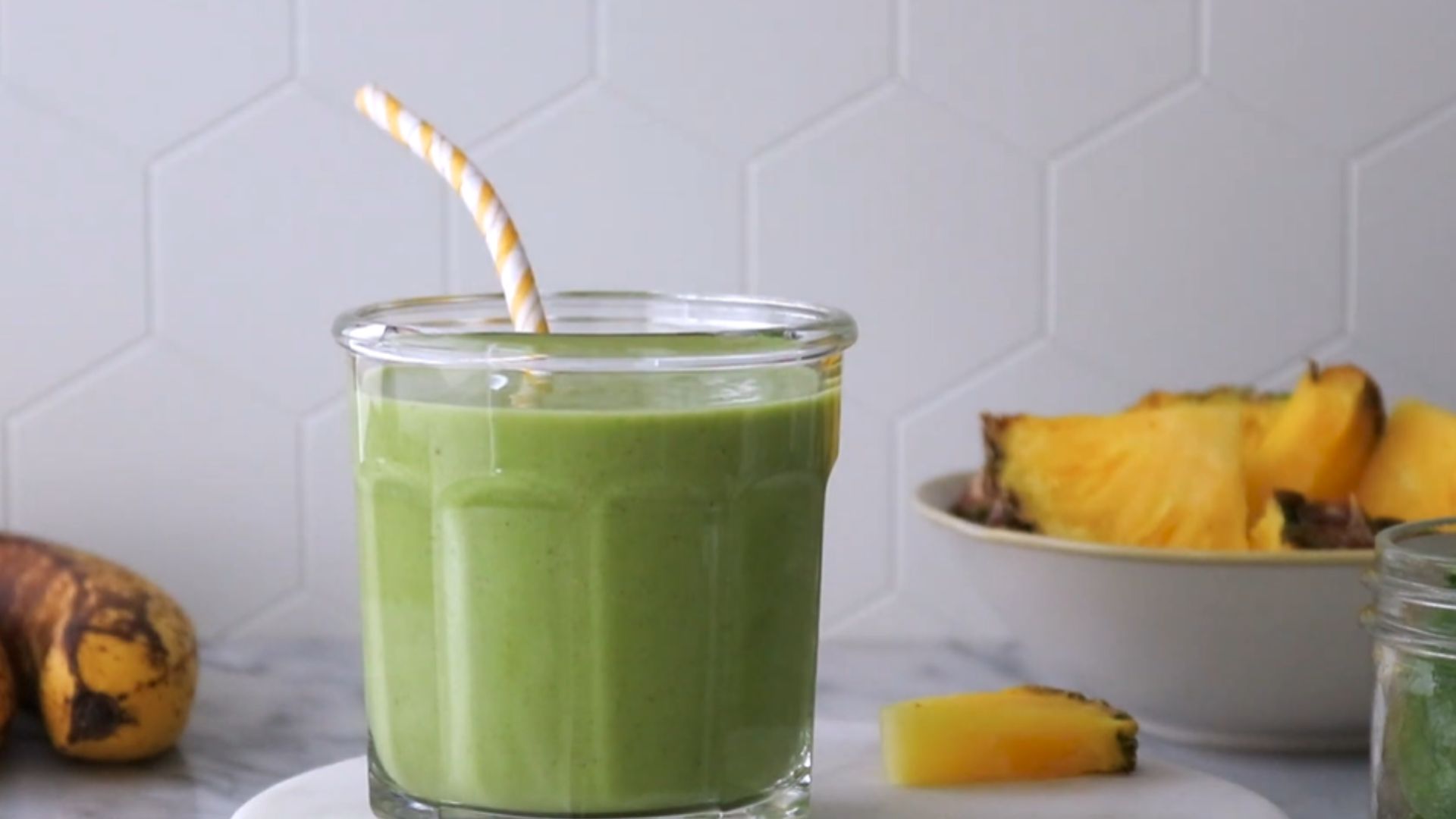 15. Smoothie épinards-ananas