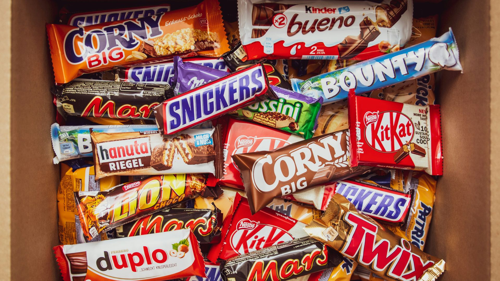 14. Barres de chocolat