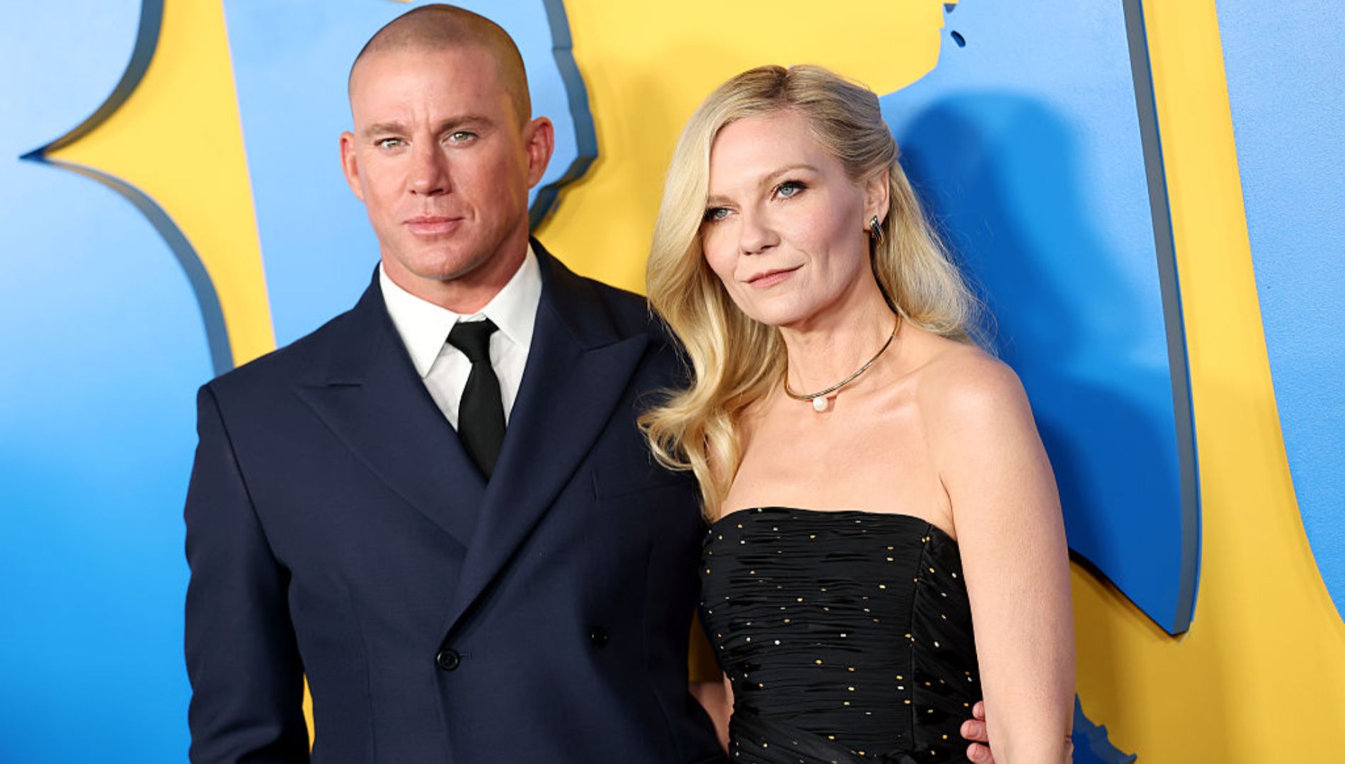 Channing Tatum and Kirsten Dunst at the premiere of Roofman