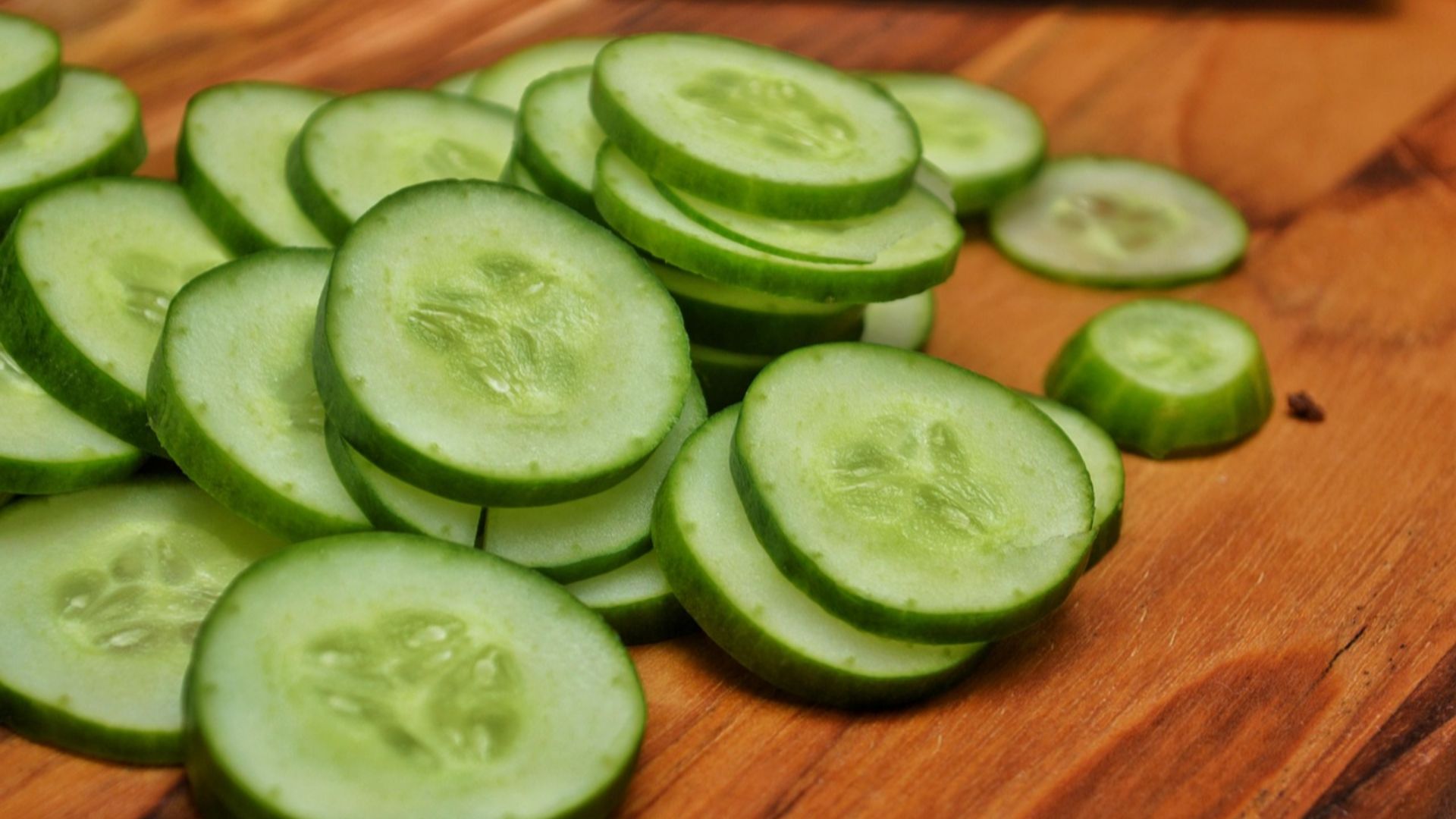 17. Tranches de concombre