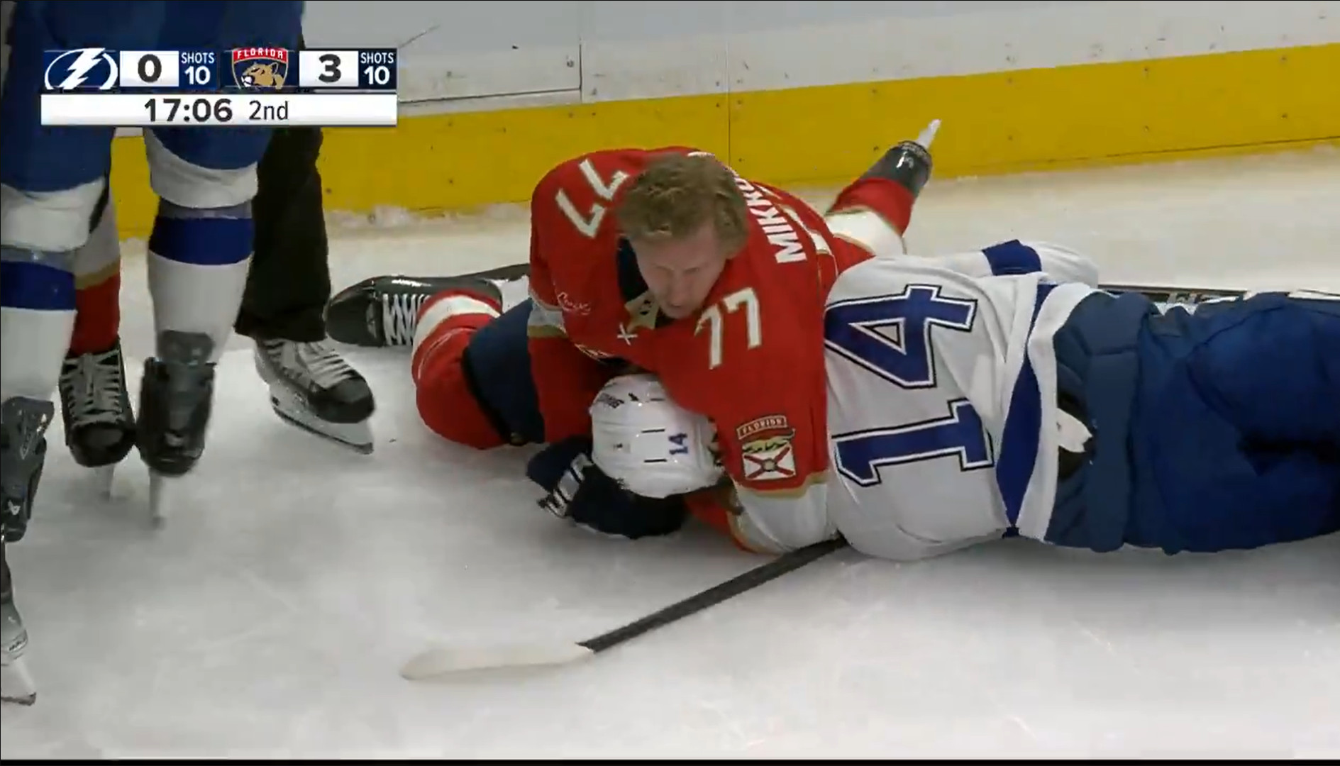 312 penalty minutes, 16 expulsions, fines, suspensions: It was a busy day in Florida