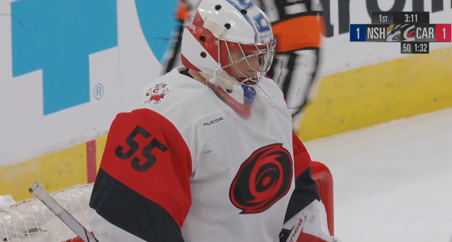 Cayden Primeau and Michael Pezzetta in the waivers