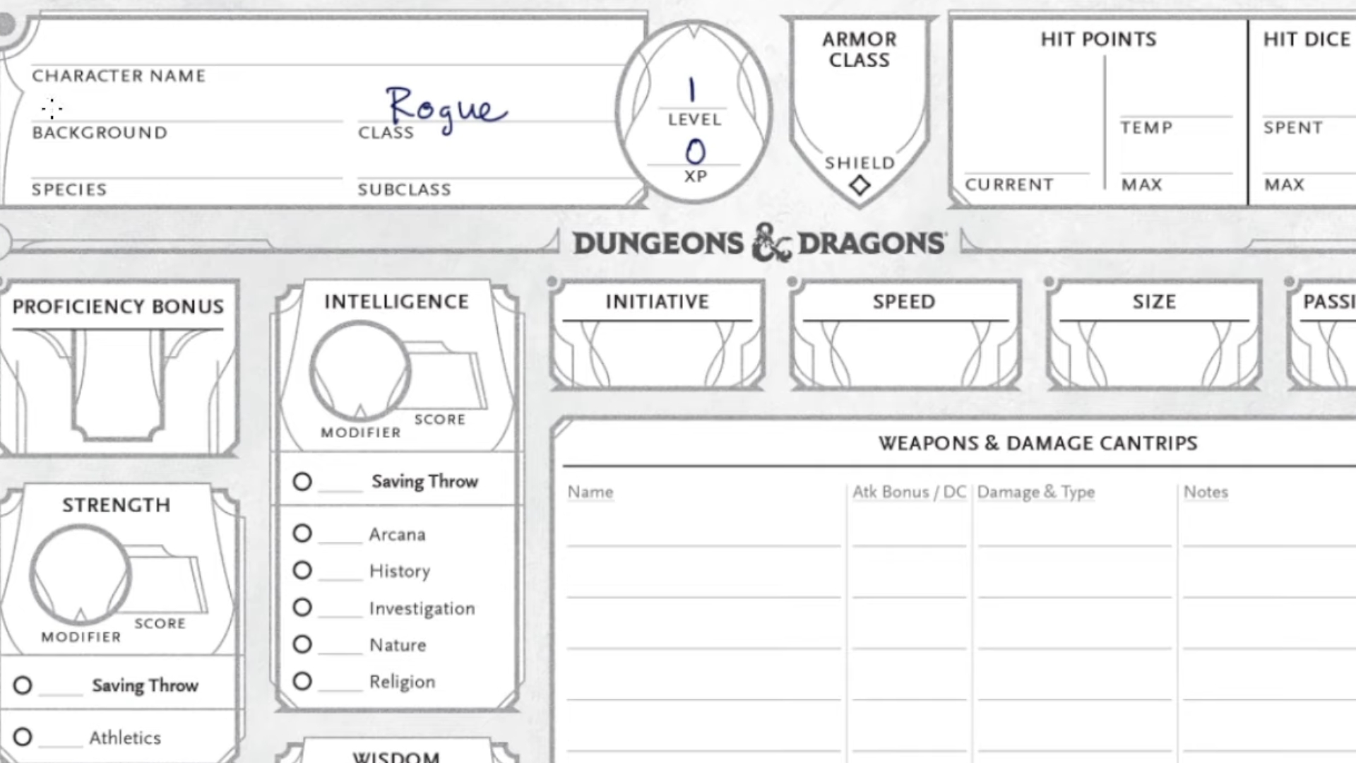 2. Arrière-plans des personnages