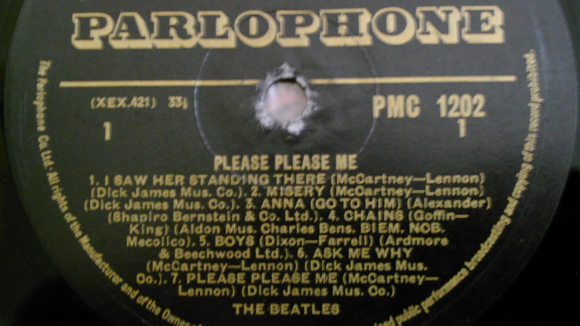 2. Please Please Me, The Beatles (1963)