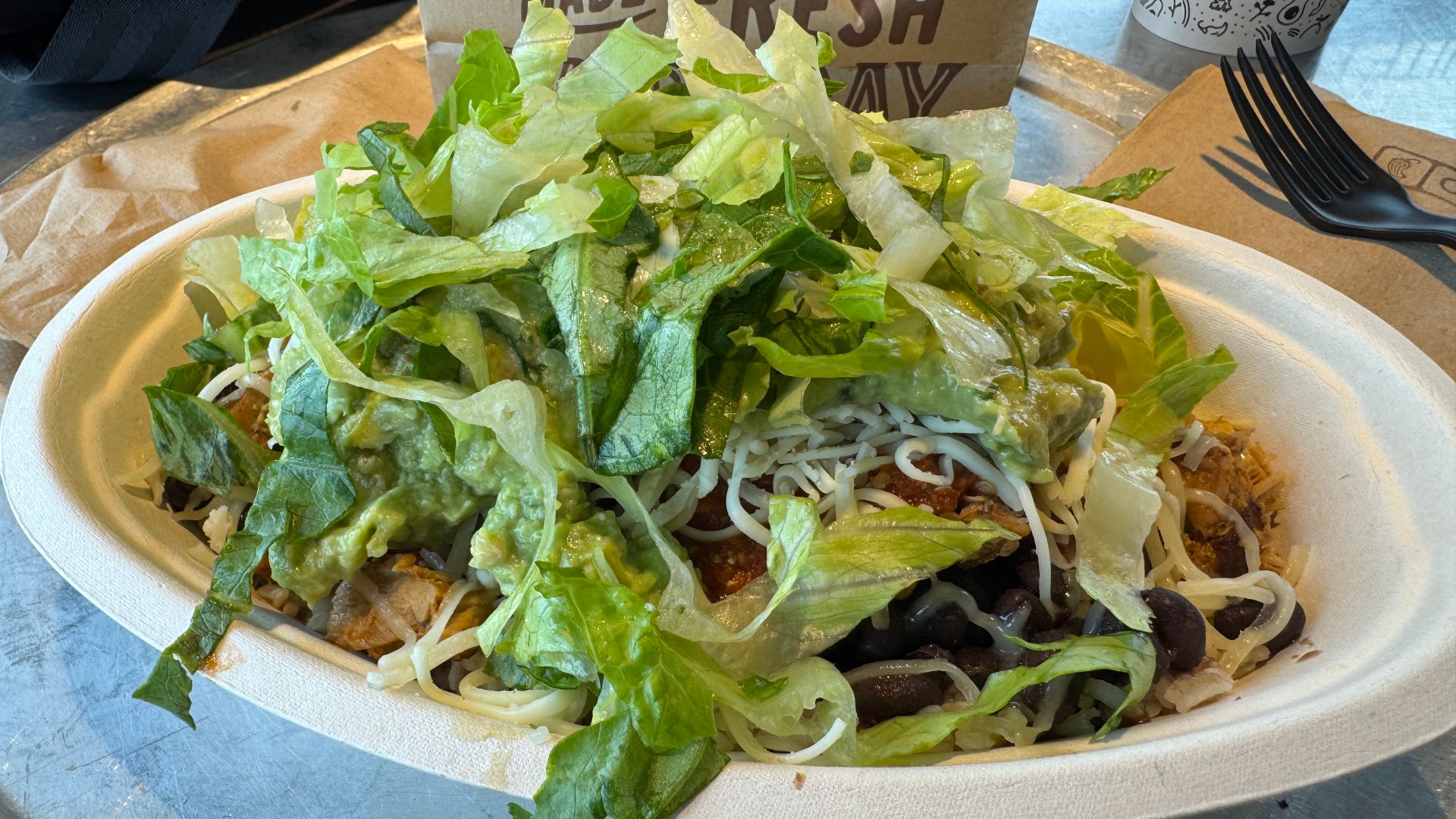 8. Burrito Bowl au poulet (Chipotle)