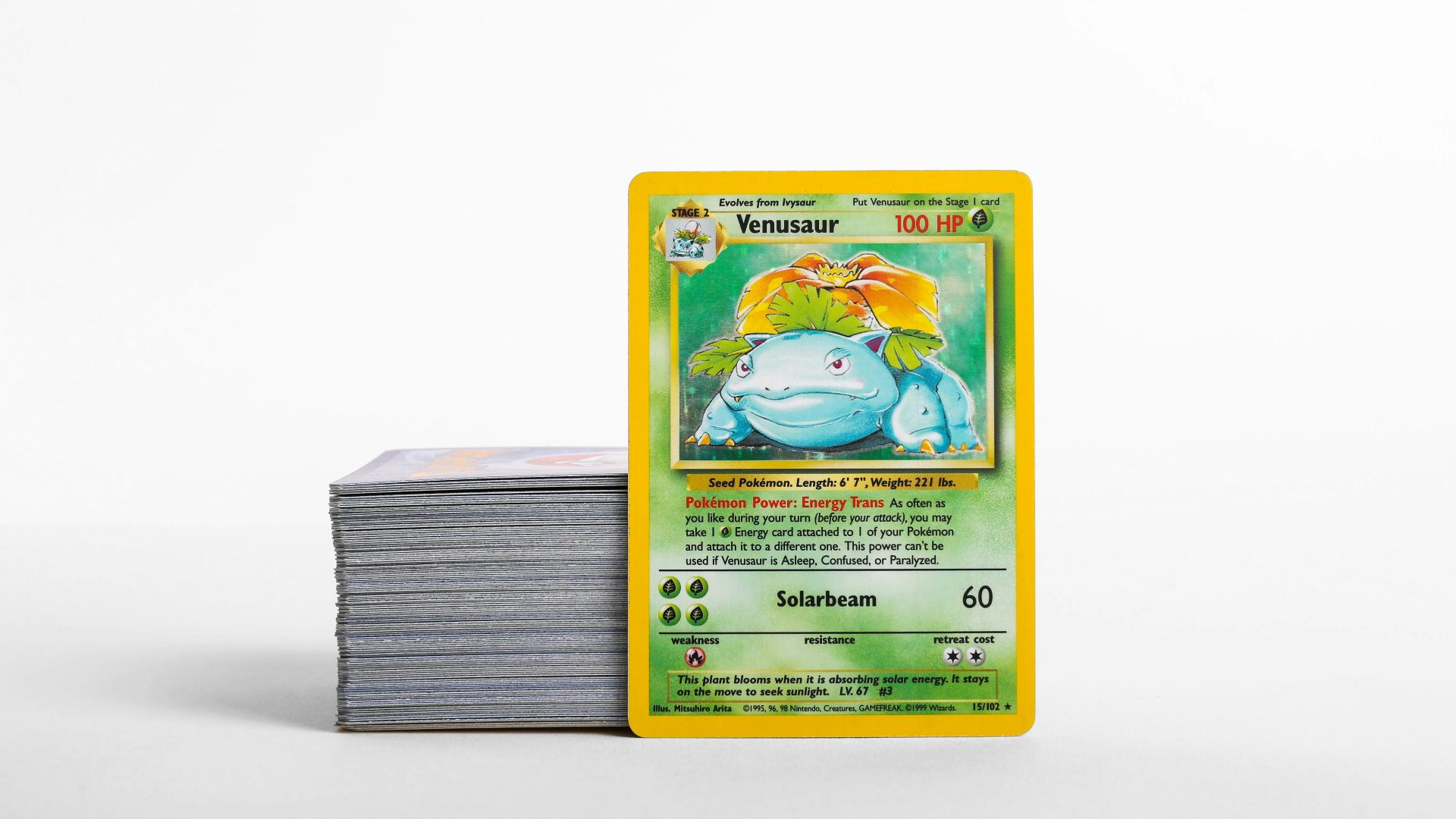 18. 1996 Japanese Basic Venusaur Holo (Sans symbole de rareté) - 55 000