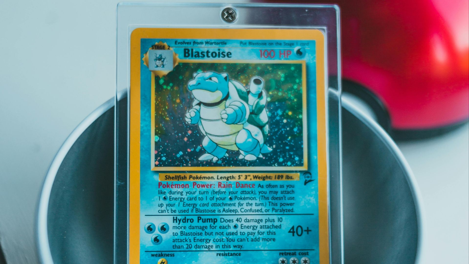 19. Première édition de Blastoise Holo - ~45 000