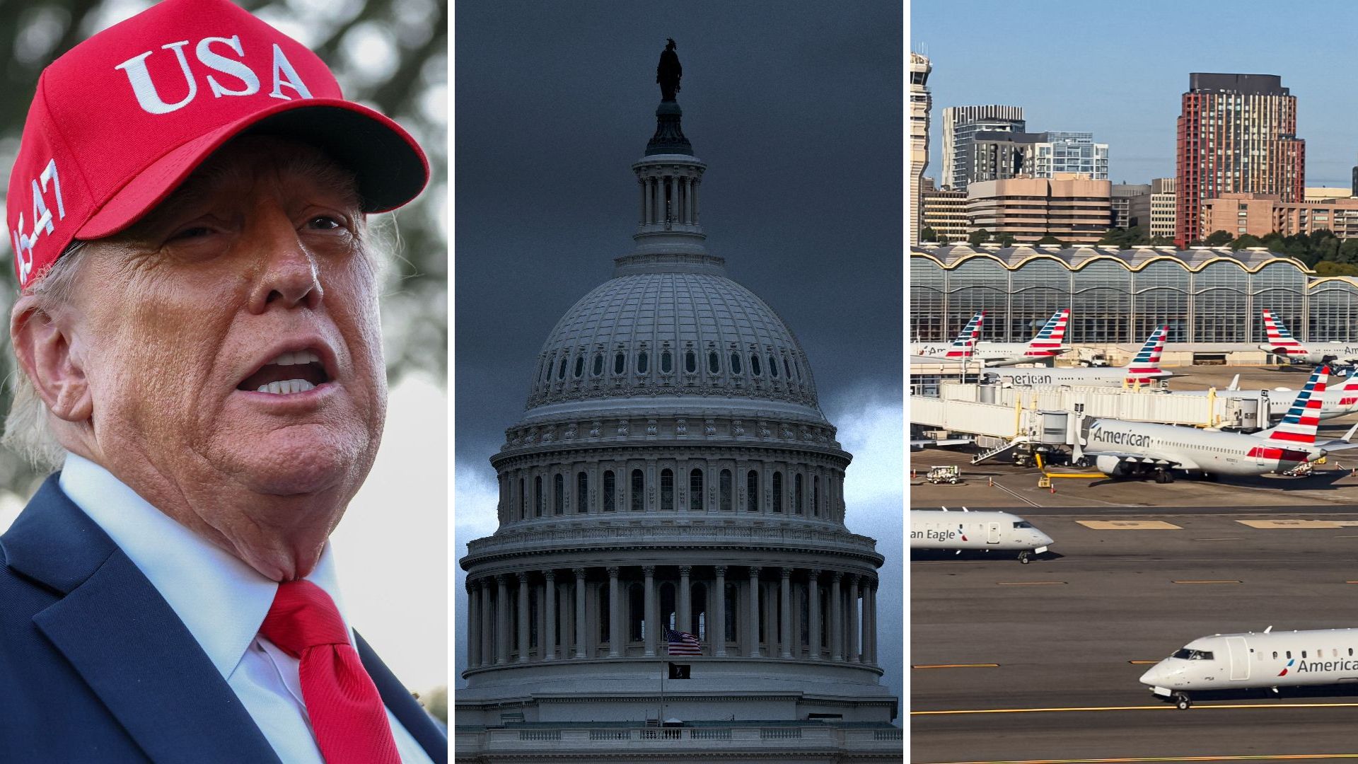 Government shutdown brings chaos to many airports