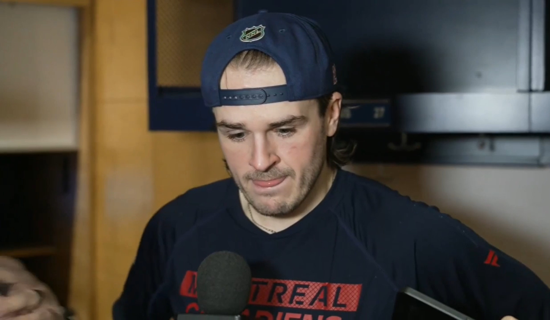 Samuel Blais stayed in a hotel during the Habs practice camp