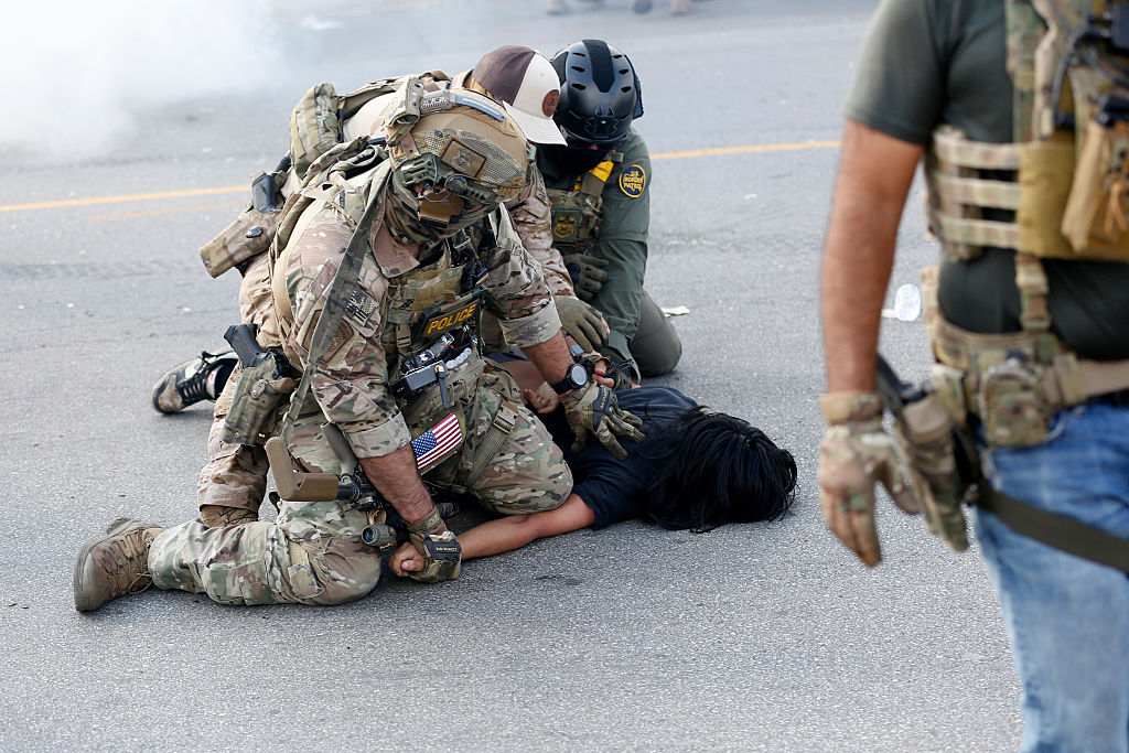 ICE Agents Tear Gas Chicago Police Officers