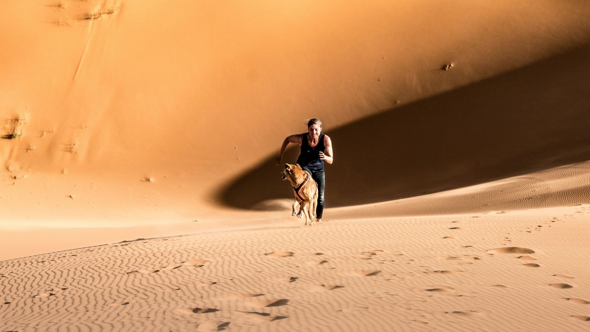 7. Sprint sur les dunes de sable