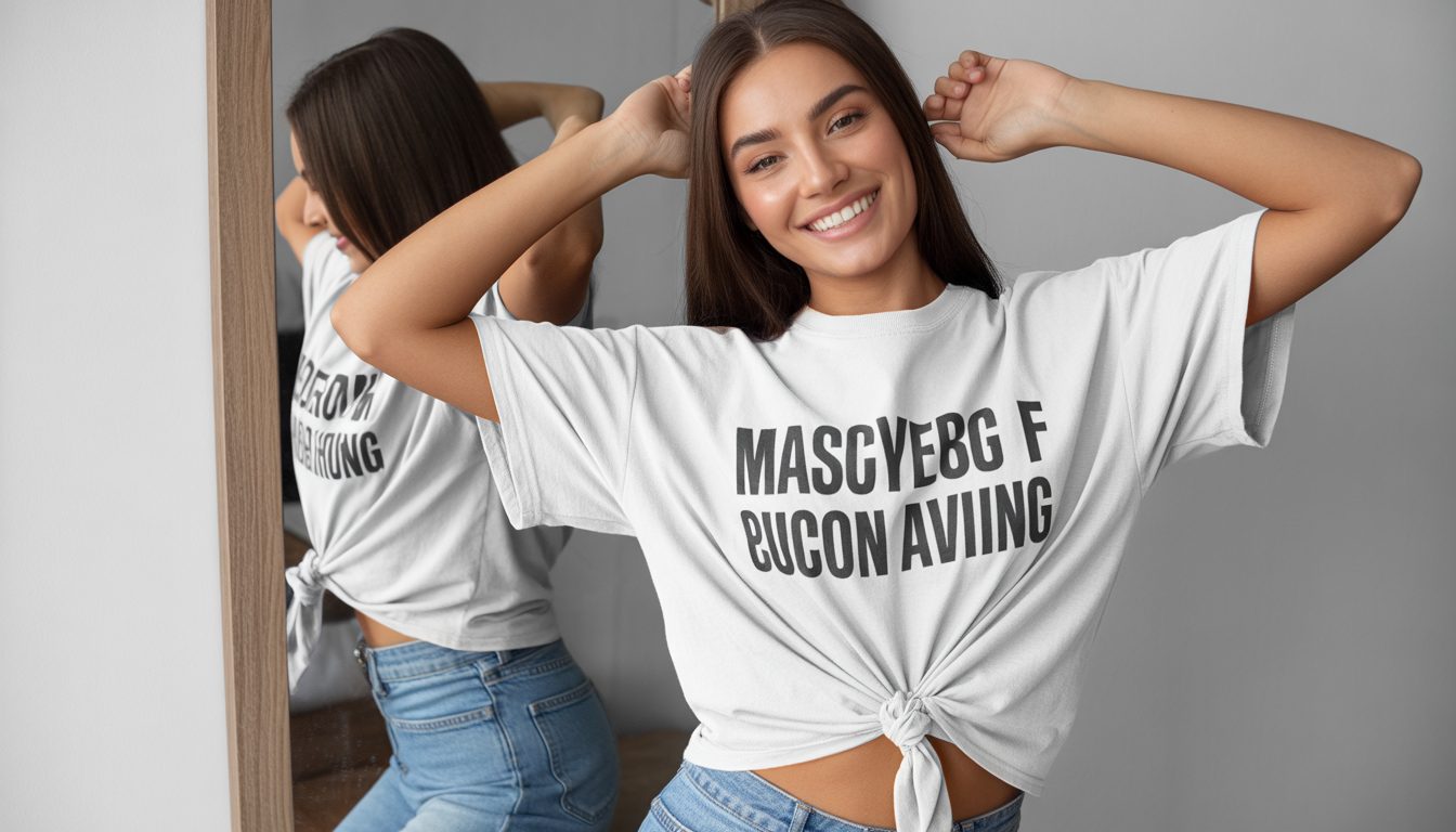 6. Le t-shirt loose à message