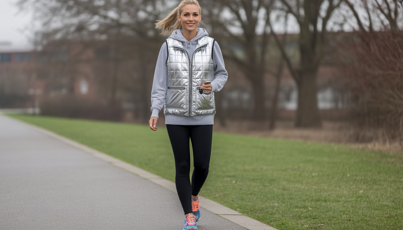 13. Le gilet sans manches matelassé