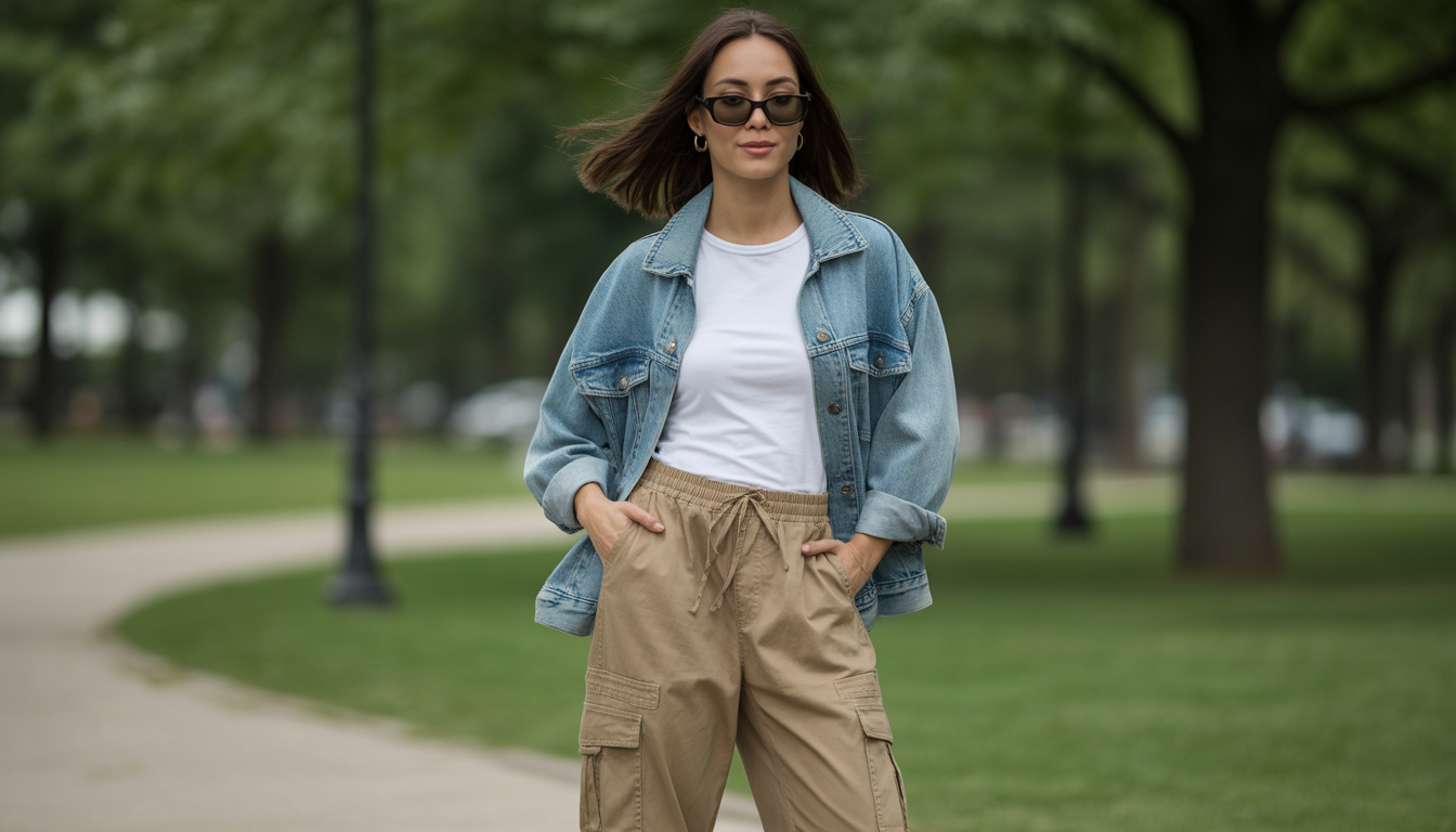 14. Le pantalon cargo relax