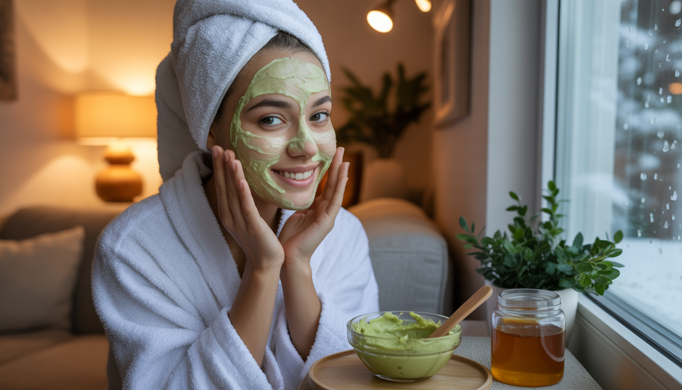 1. Masque visage maison à l’avocat