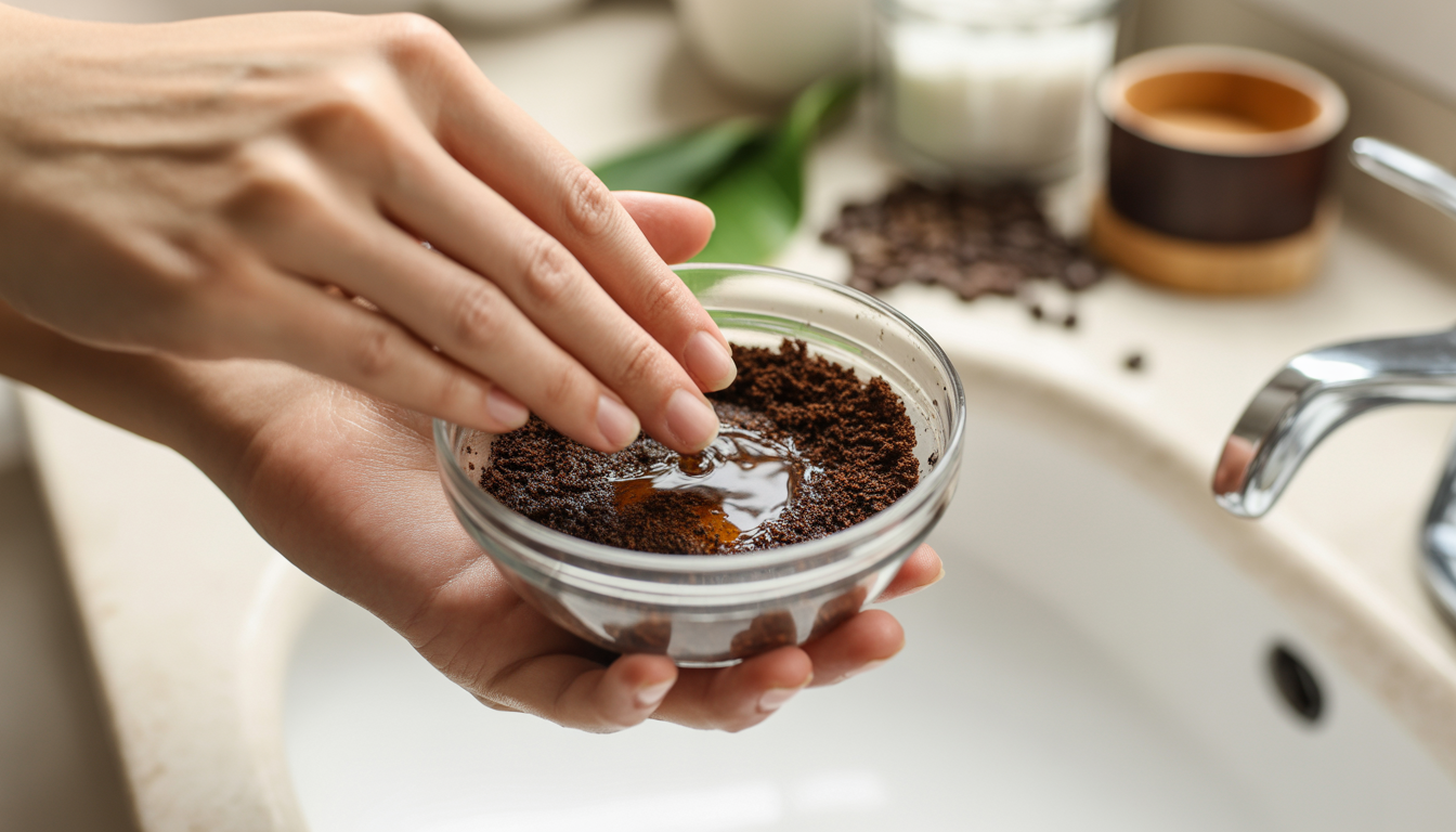 6. Gommage corps au café