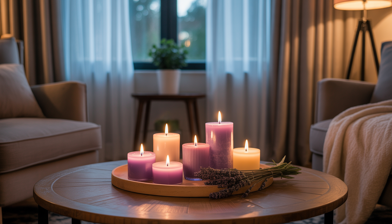 2. Créez une ambiance zen avec des bougies parfumées