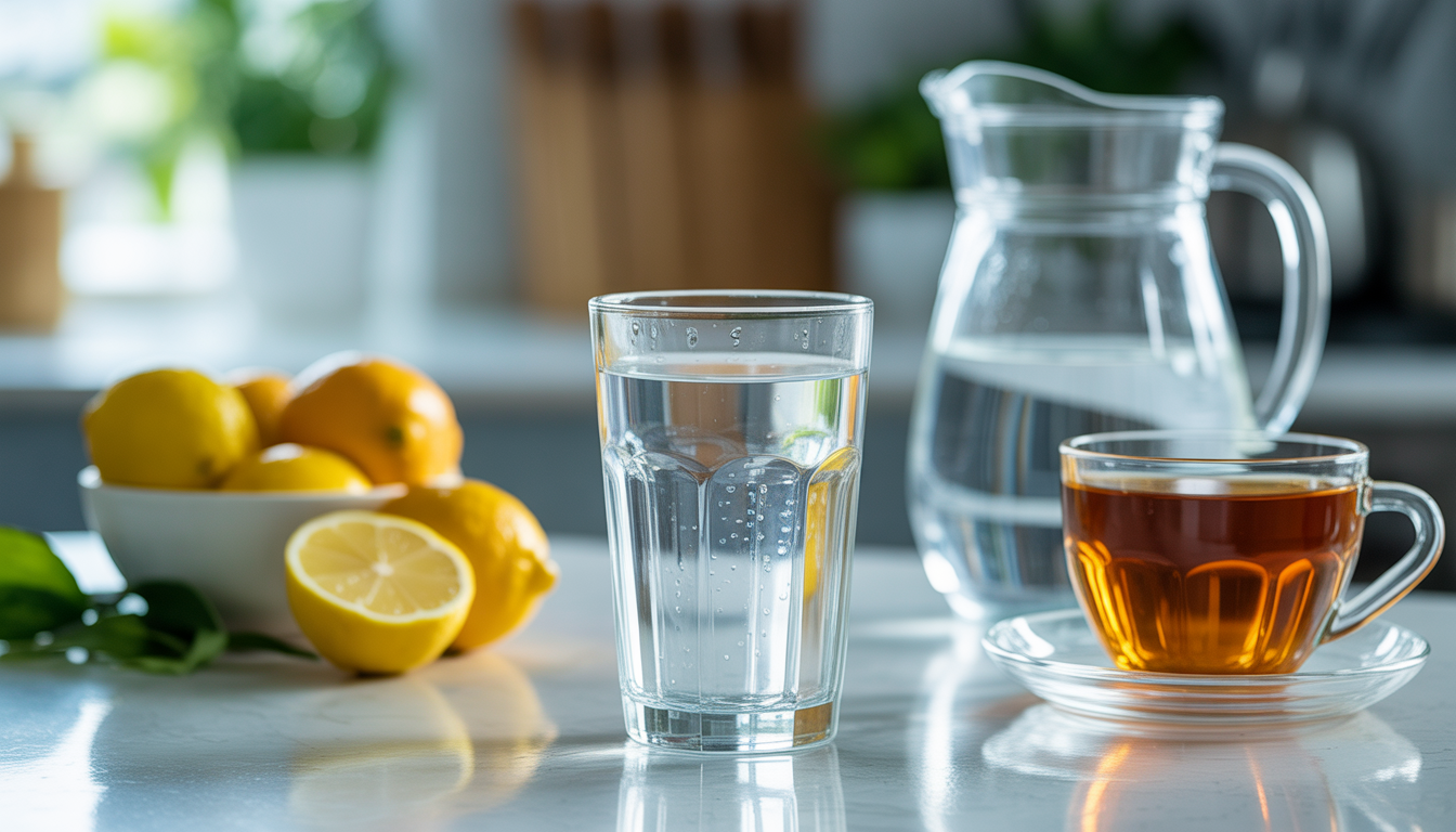 6. Boire plus d’eau, moins de calories liquides