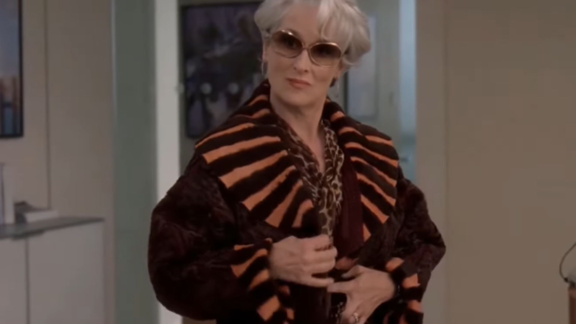 14. Manteau imprimé léopard Power Walk