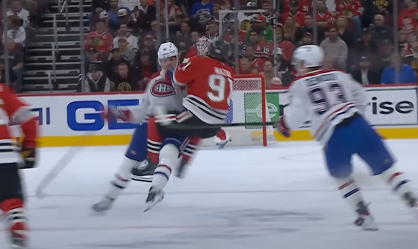 Kaiden Guhle hit Frank Nazar to avenge Ivan Demidov