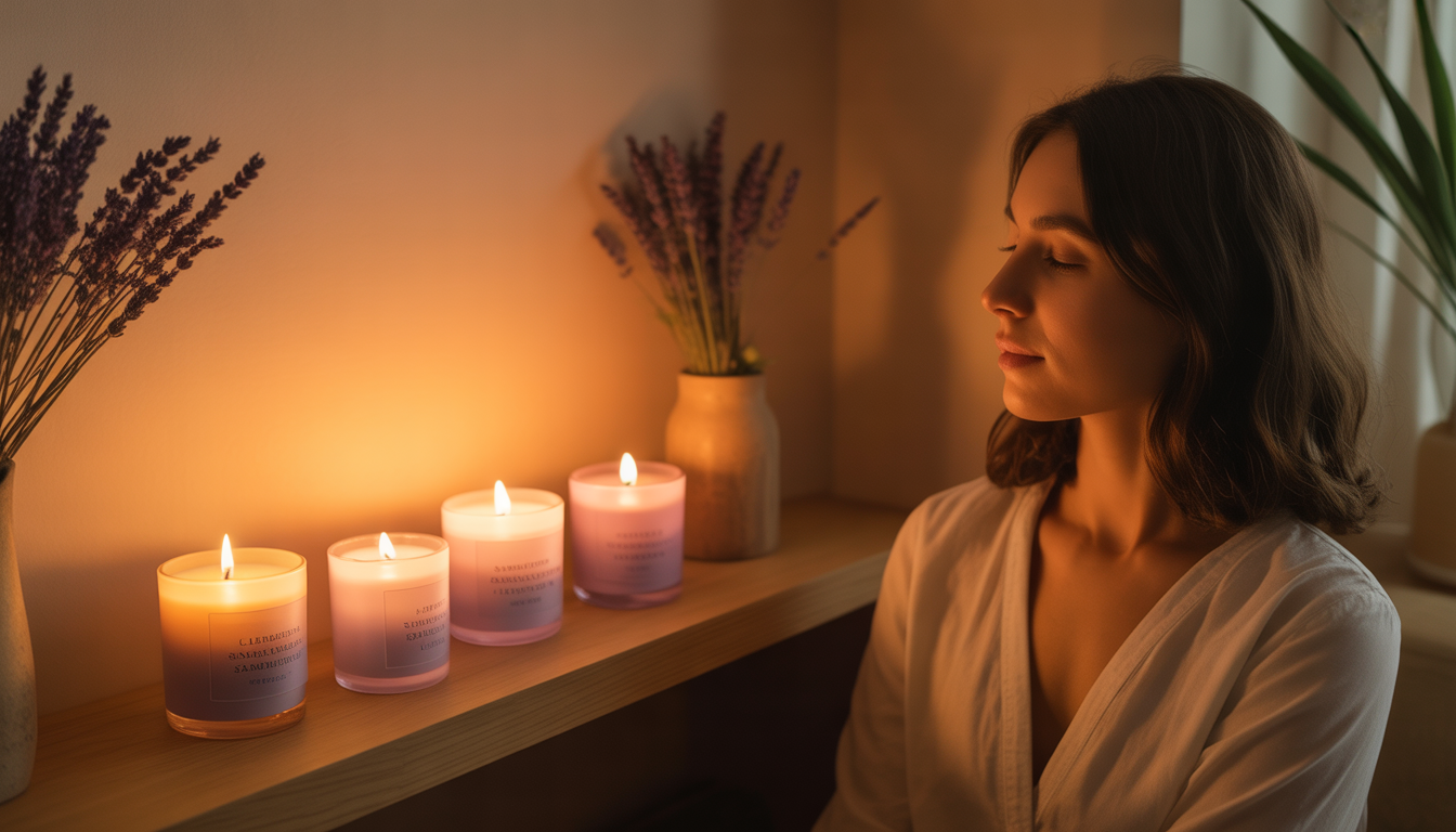 3. Allume des bougies parfumées