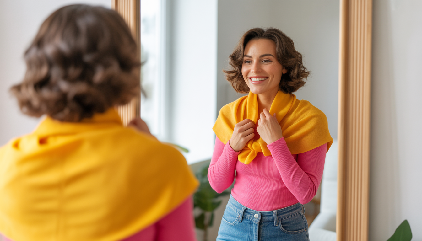 4. Porter des couleurs qui donnent le sourire
