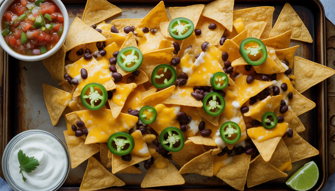 8. Nachos gratinés express