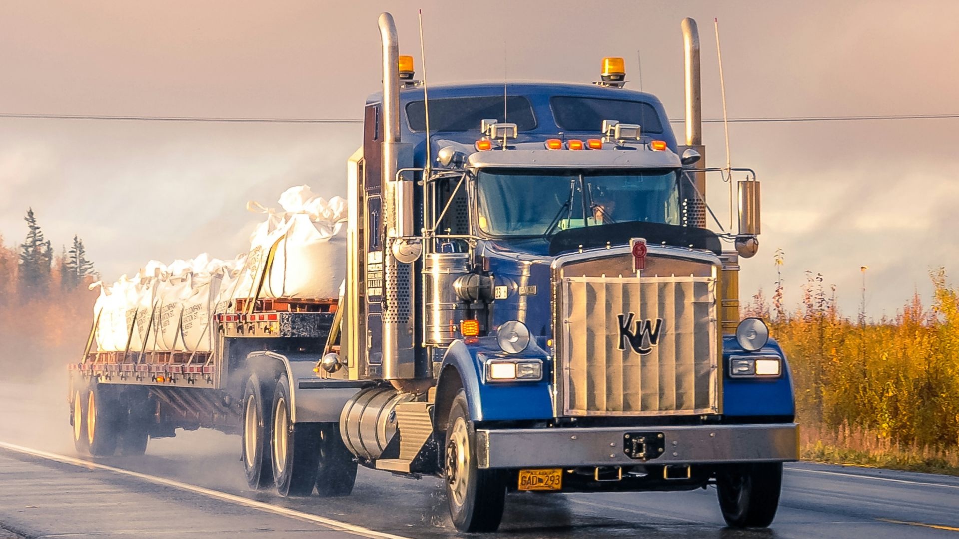 6. Rester à gauche des camions