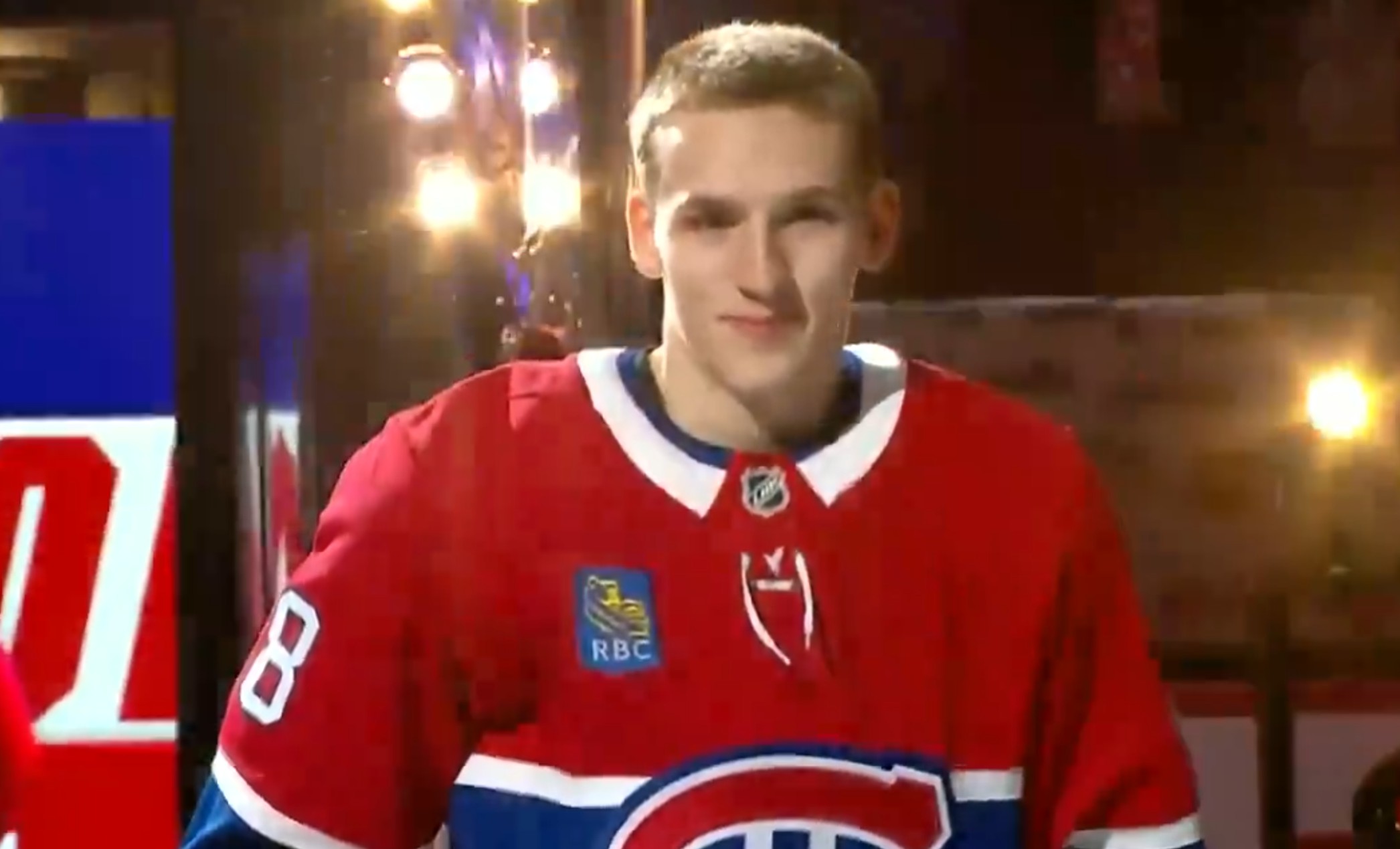Opening match: Lane Hutson receives a hero’s welcome at the Bell Centre