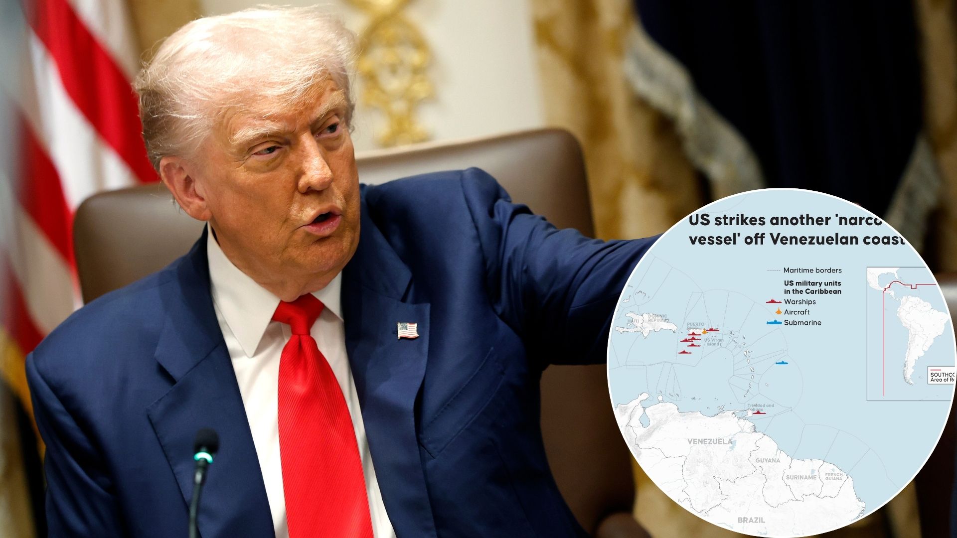 U.S. Strike on Sixth Venezuelan Boat Kills Six