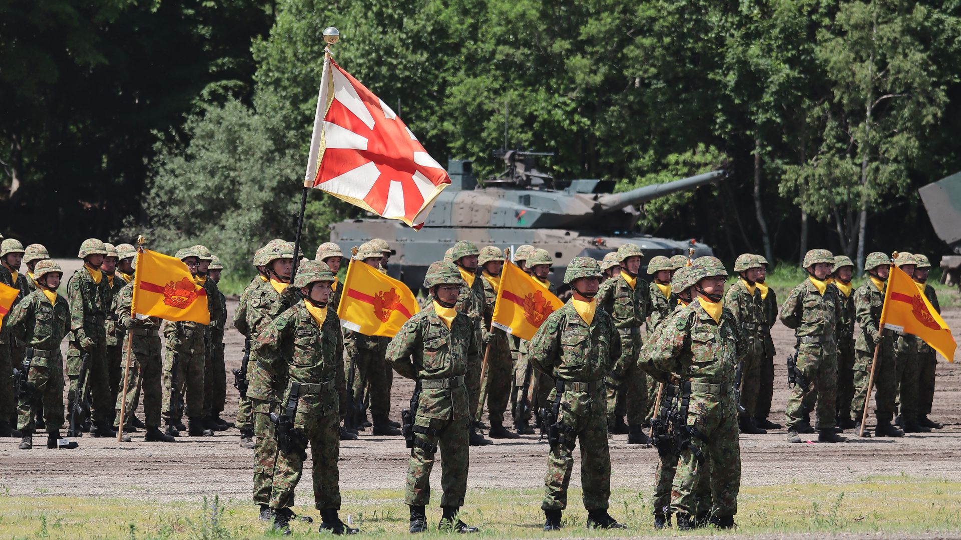 19. Armée japonaise - Exercices synchronisés