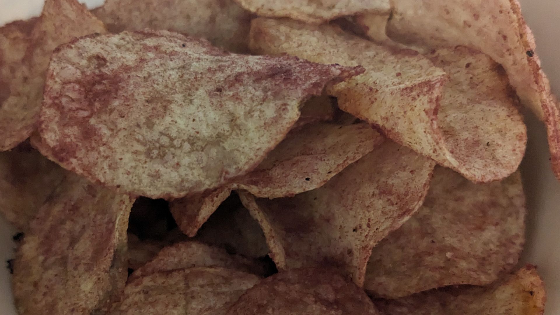 7. Chips au ketchup
