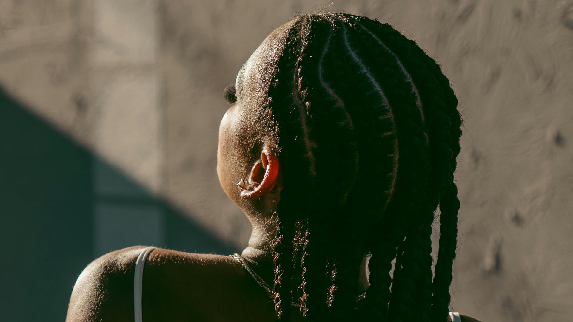 8. Les tresses de maïs à dos droit