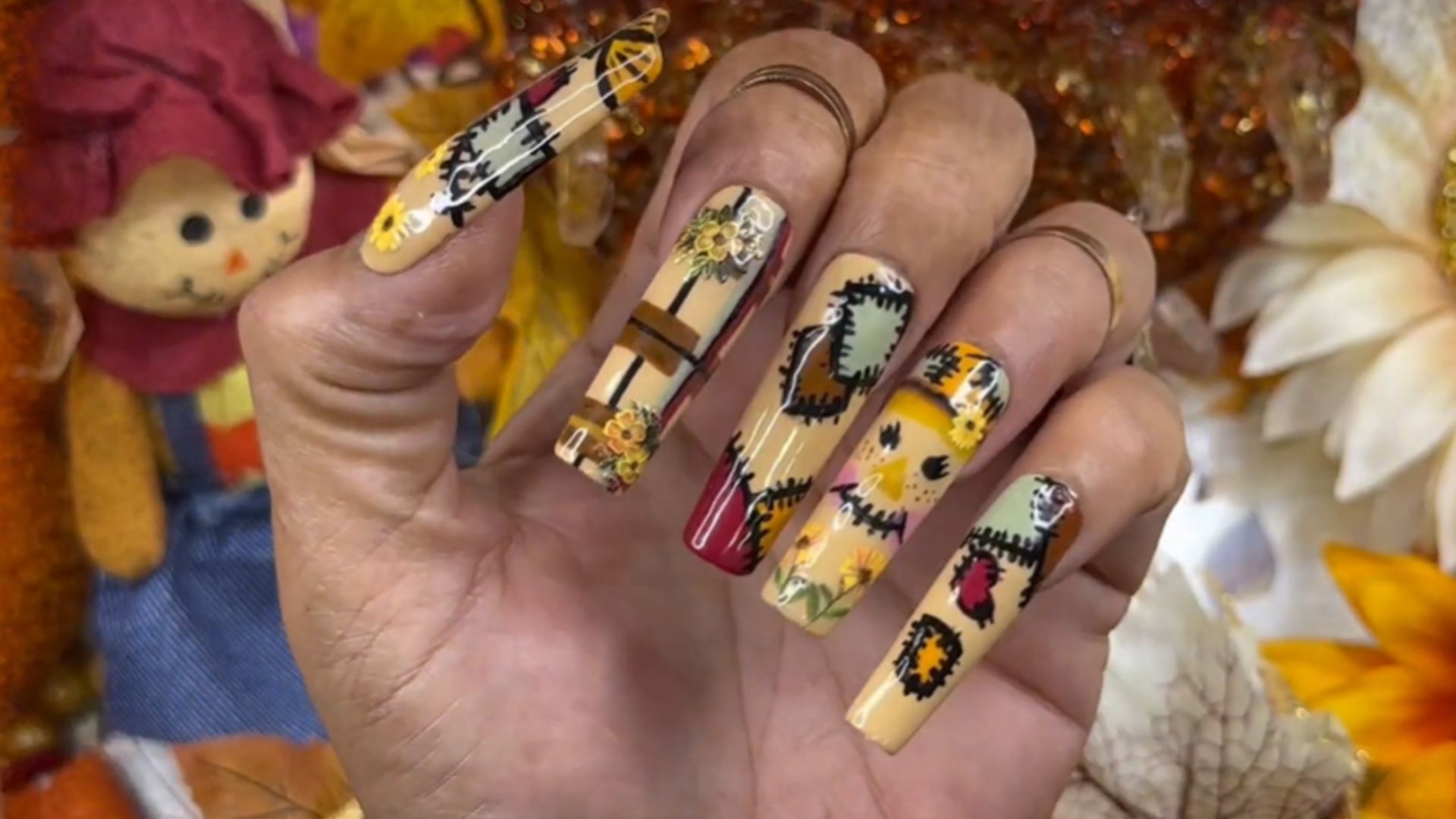 17. Esthétique automnale de l'épouvantail