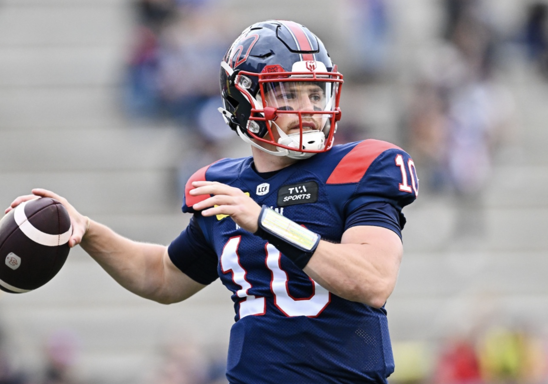 An important feature for Davis Alexander of the Alouettes
