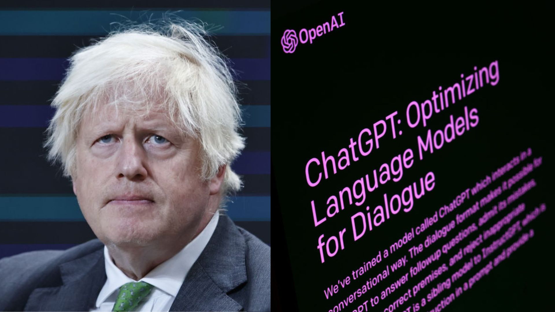 Boris Johnson avoue avoir écrit son livre avec ChatGPT