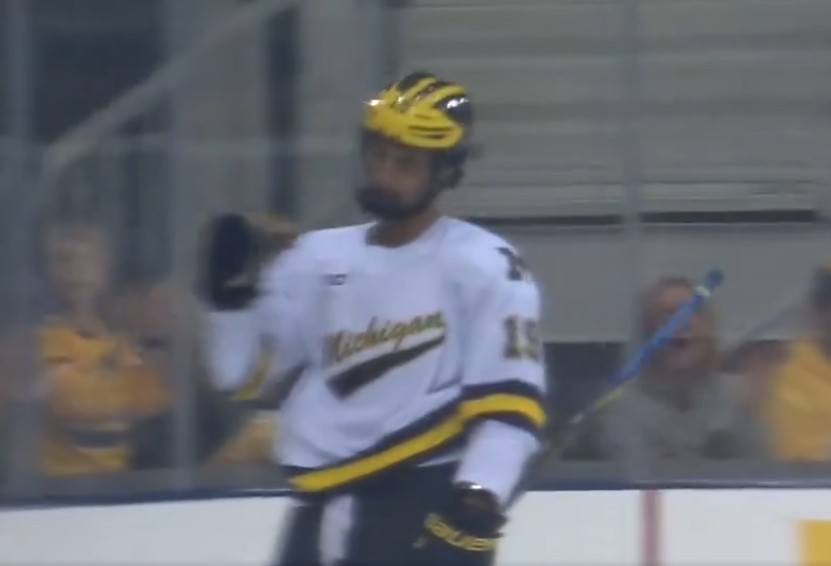 Michael Hage scores his 5th goal of the season in just six games