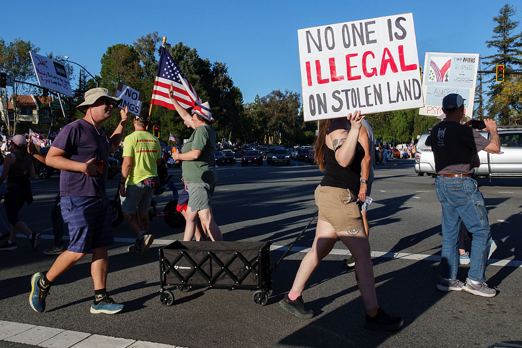 No illegals on stolen land