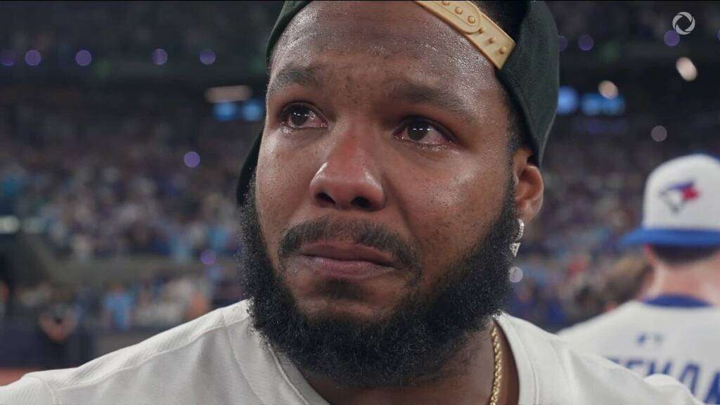 Vladimir Guerrero Jr. in tears after Blue Jays victory - Dose.ca