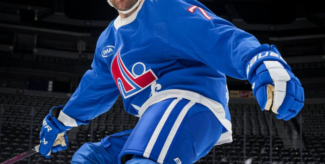 Here’s the Nordiques jersey the Avalanche will wear against the Canadiens next month