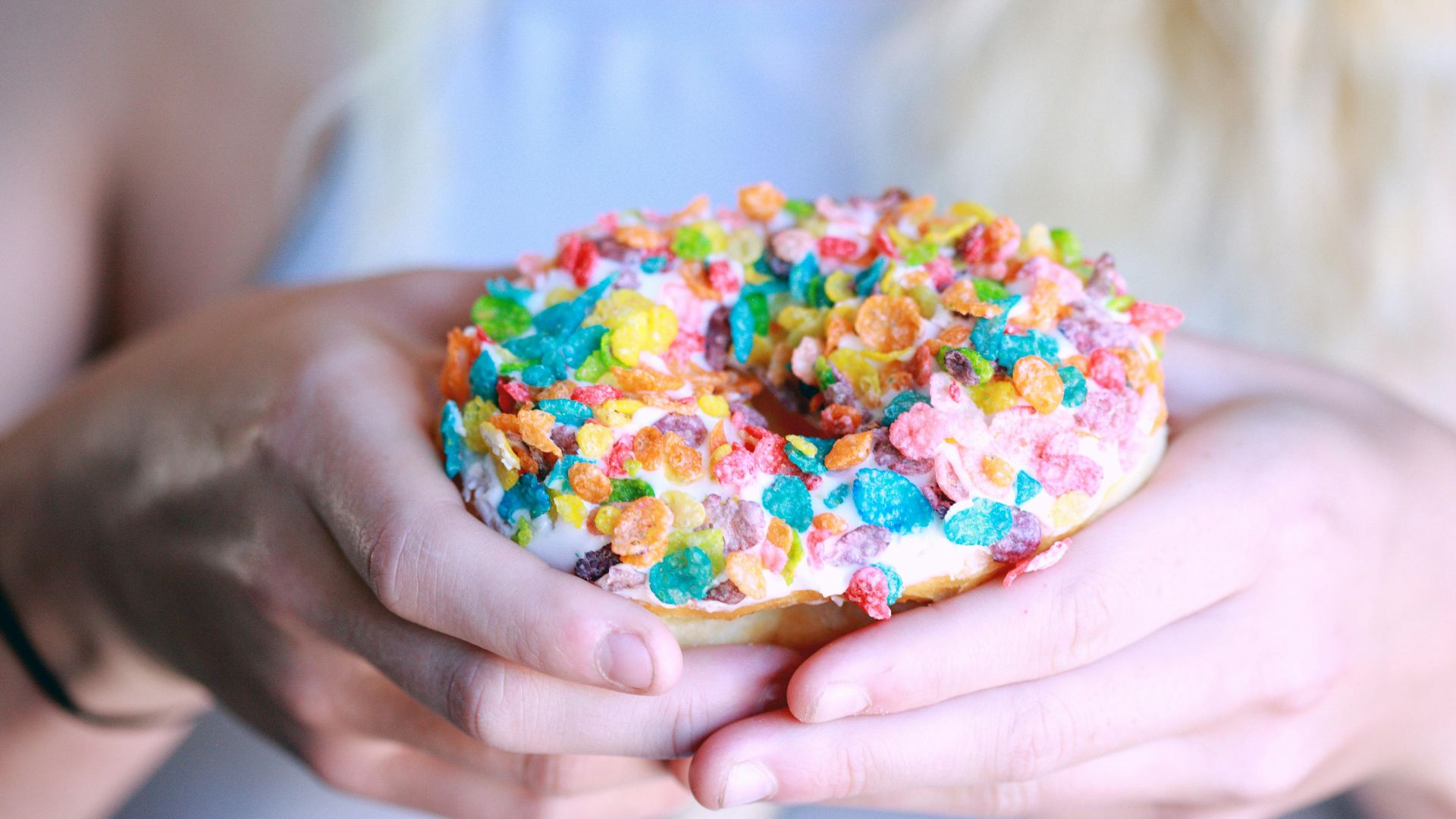 8. Donut recouvert de céréales