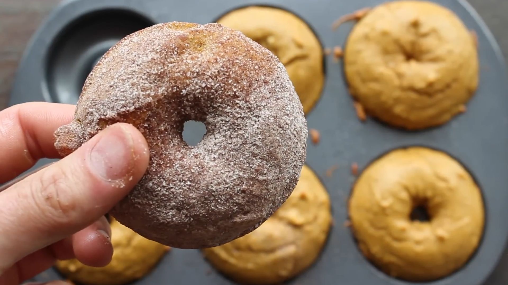 7. Donut à la citrouille et aux épices