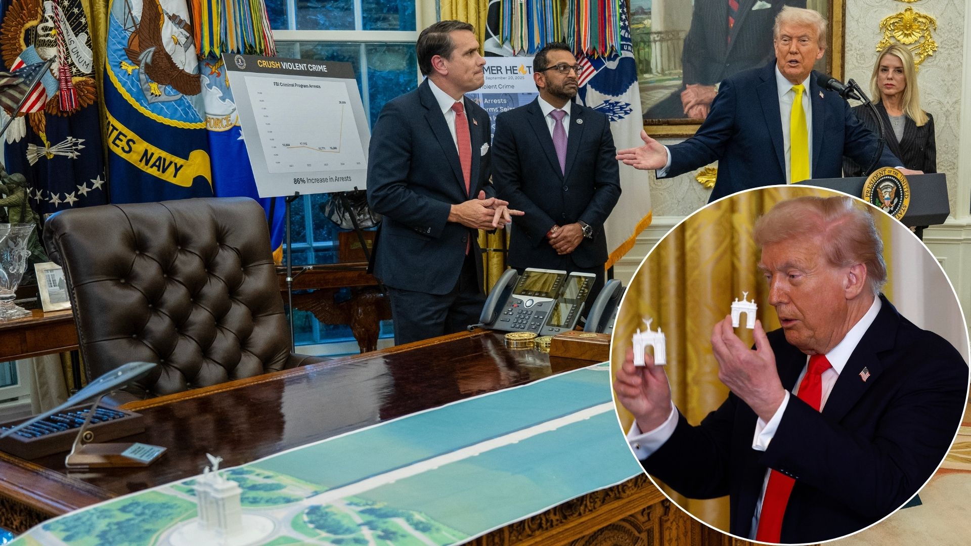 «Arc de Trump»: Trump has a new obsession