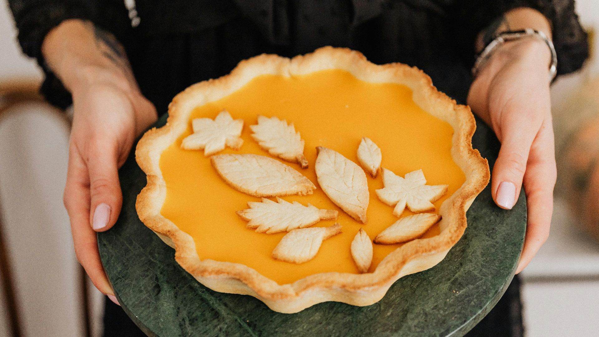 5. Servir la tarte d'automne Variété