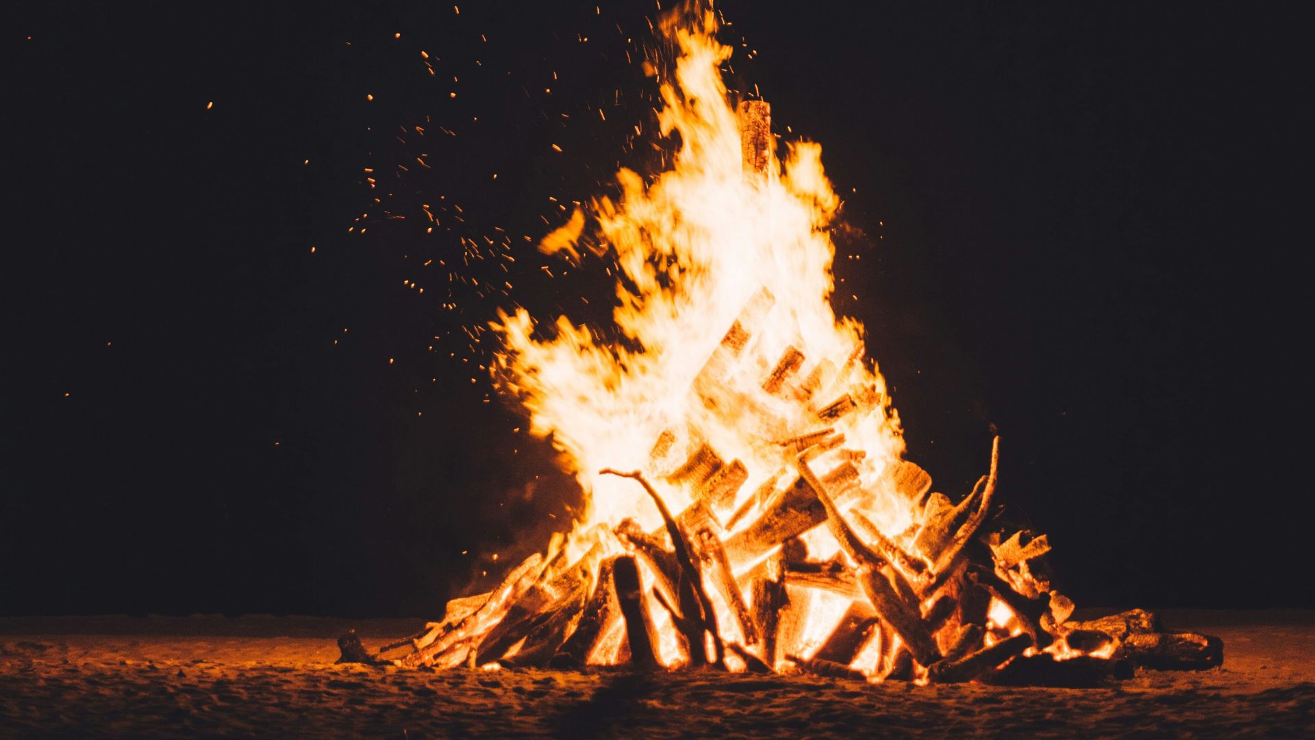6. Salon du feu de joie avec des S'mores douillets