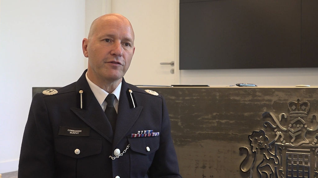 Commander Dominic Murphy states